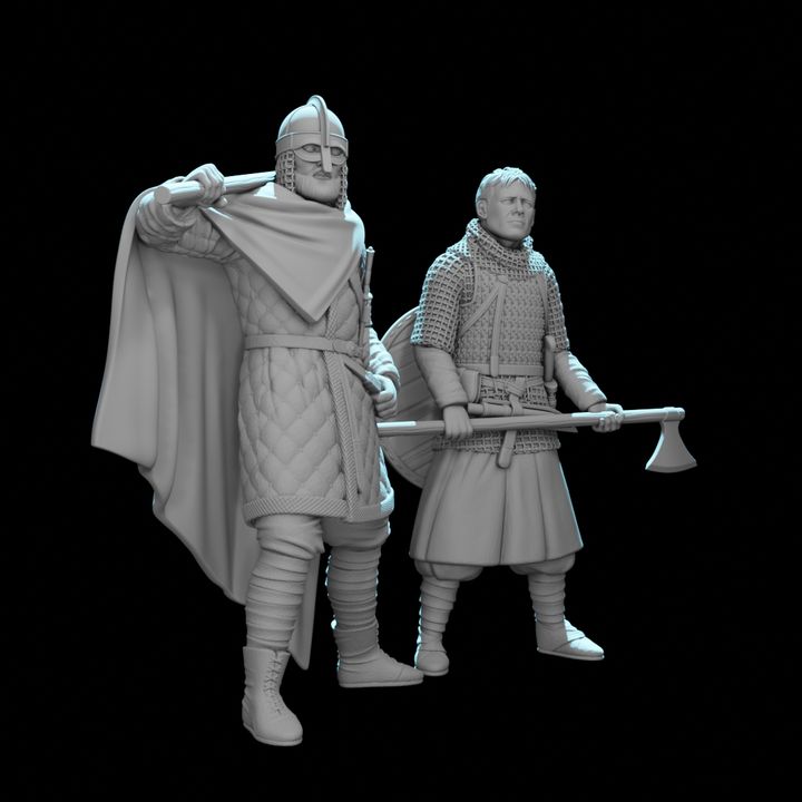 Viking Warriors with Axes – Norse Infantry Set.