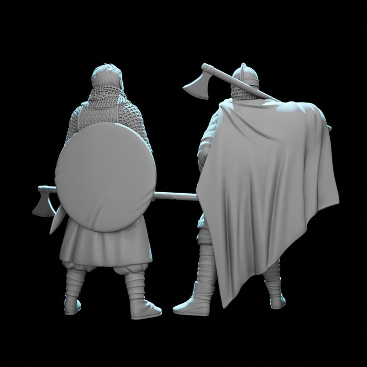 Viking Warriors with Axes – Norse Infantry Set.