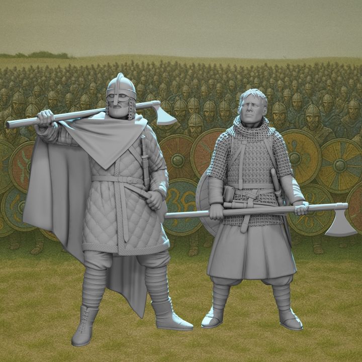 Viking Warriors with Axes – Norse Infantry Set.