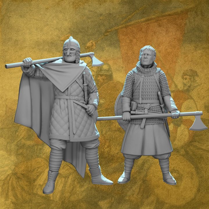 Viking Warriors with Axes – Norse Infantry Set.