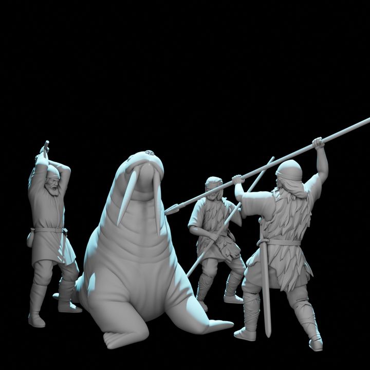 Vikings on Greenland – Walrus Hunt Scene