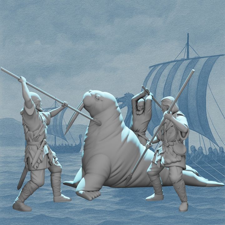 Vikings on Greenland – Walrus Hunt Scene