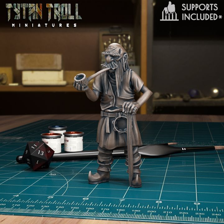 Old Vistani Man by Tytan Troll Miniatures