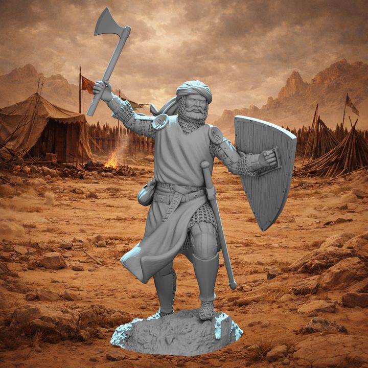 Crusader Knight in the Holy Land.