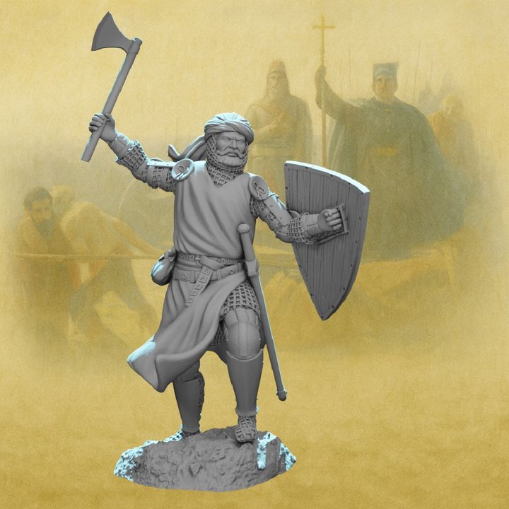 Crusader Knight in the Holy Land.