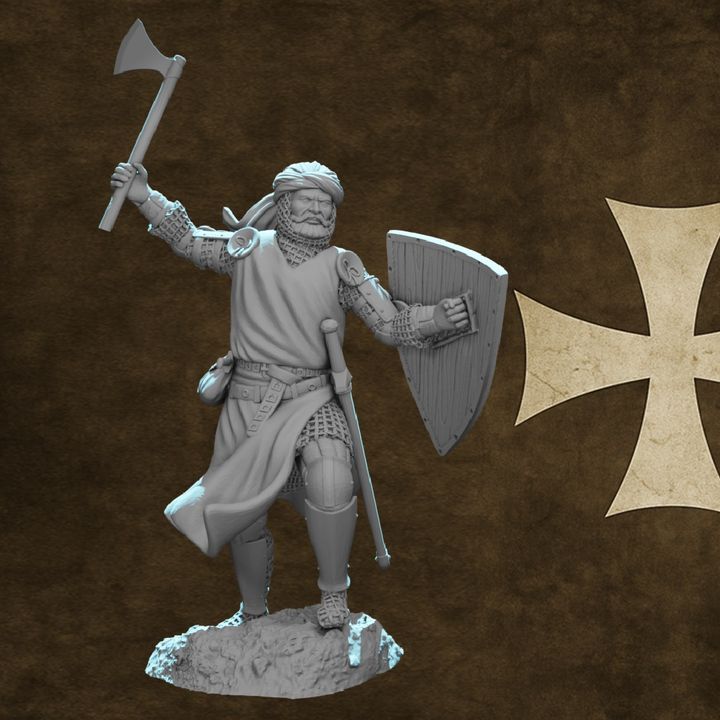 Crusader Knight in the Holy Land.