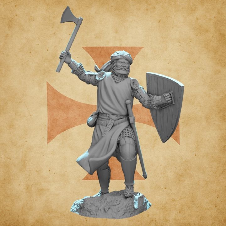 Crusader Knight in the Holy Land.