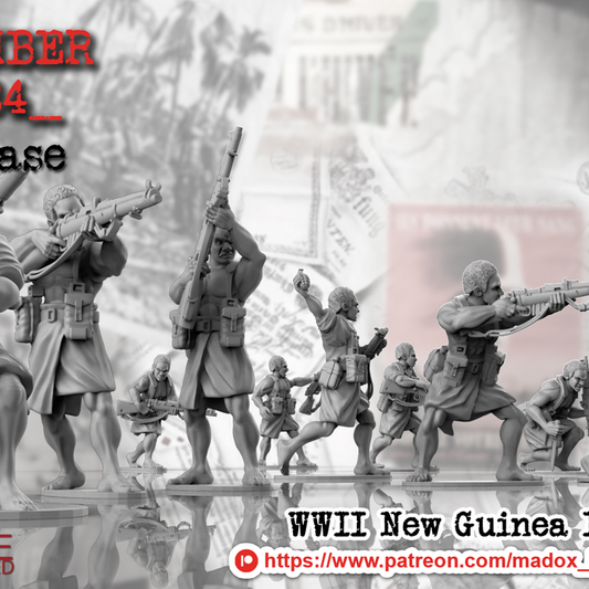 WWII New Guinea Infantry by BattleCat Miniatures