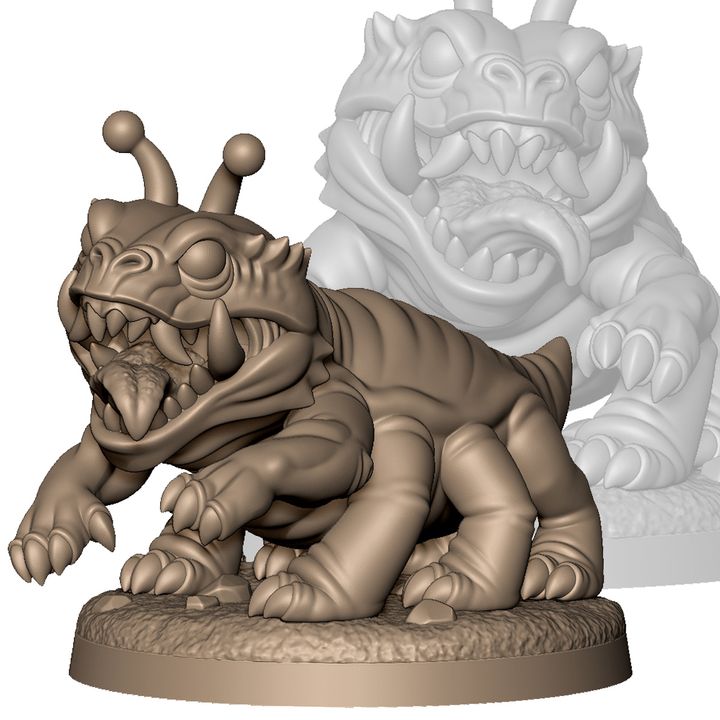 8 legs alien monster by Menagerie Miniature