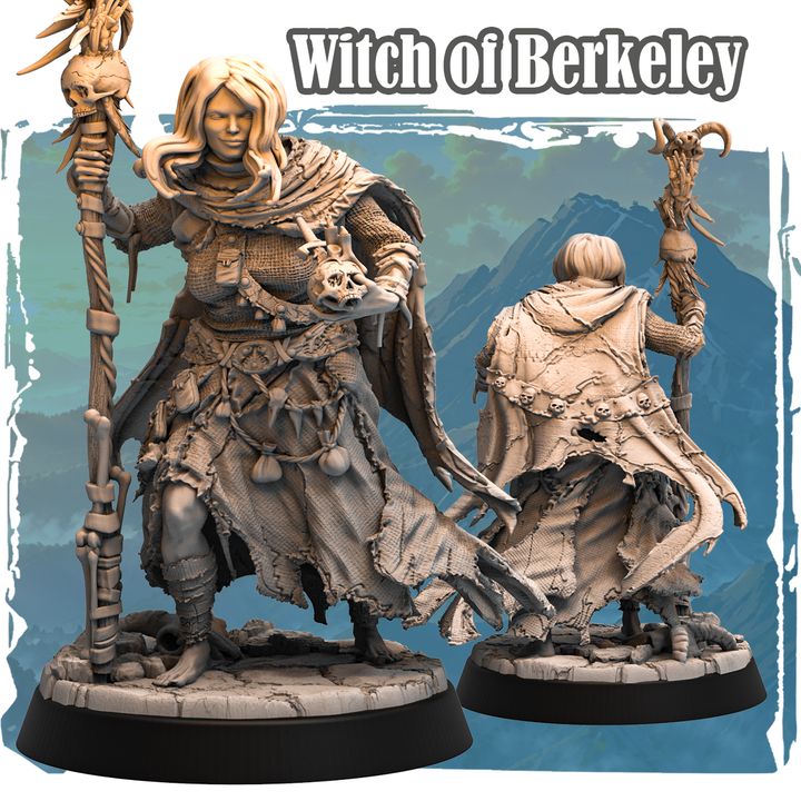 Witch of Berkeley 32mm - Human Shaman by Haito