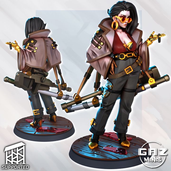 O-Rin Kishi - Cyberpunk Yakuza by Gaz Minis