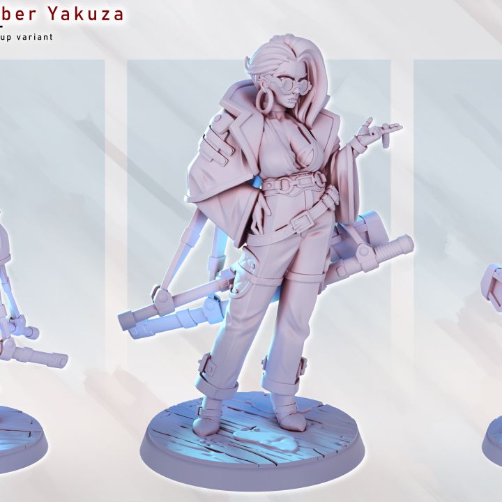 O-Rin Kishi - Cyberpunk Yakuza by Gaz Minis