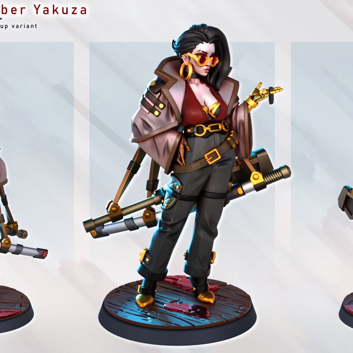 O-Rin Kishi - Cyberpunk Yakuza by Gaz Minis