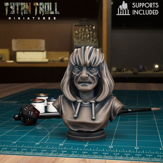Yelana Bust by Tytan Troll Miniatures