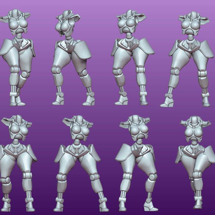 Living Metal Warriors – Troop Unit by Gaz Minis