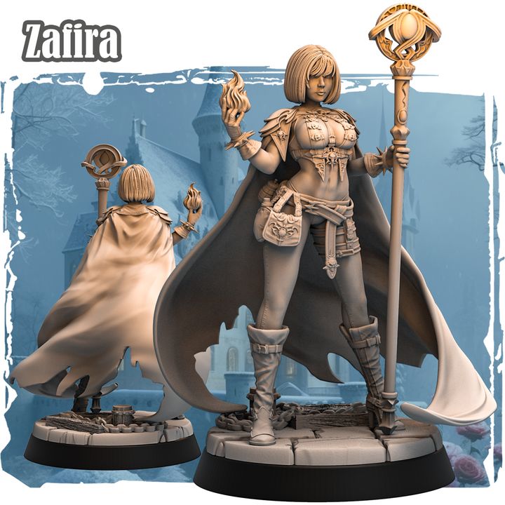 Zafira 32mm - Human Mage by Haito