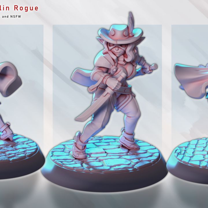 Zibbo - Zoro Goblin Rogue by Gaz Minis