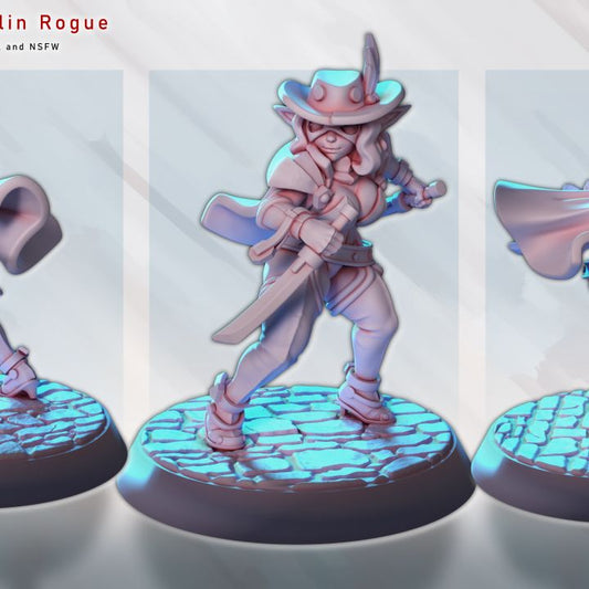 Zibbo - Zoro Goblin Rogue by Gaz Minis