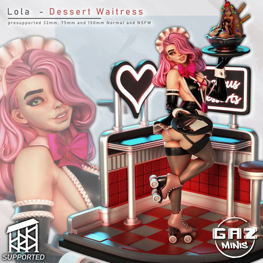Lola Dessert Waitress by Gaz Minis.