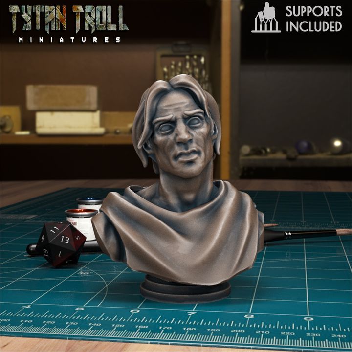 Abbot Bust by Tytan Troll Miniatures