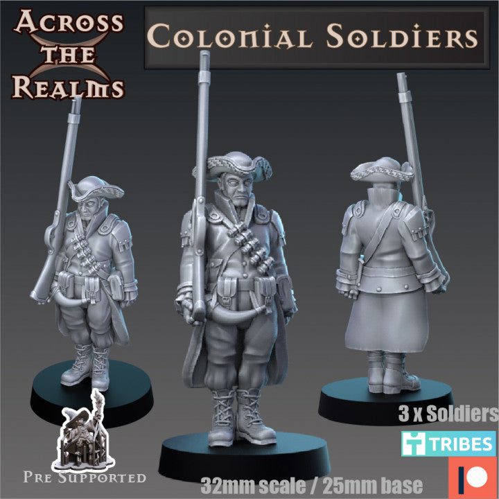 Colonial Soldiers by Across the Realms