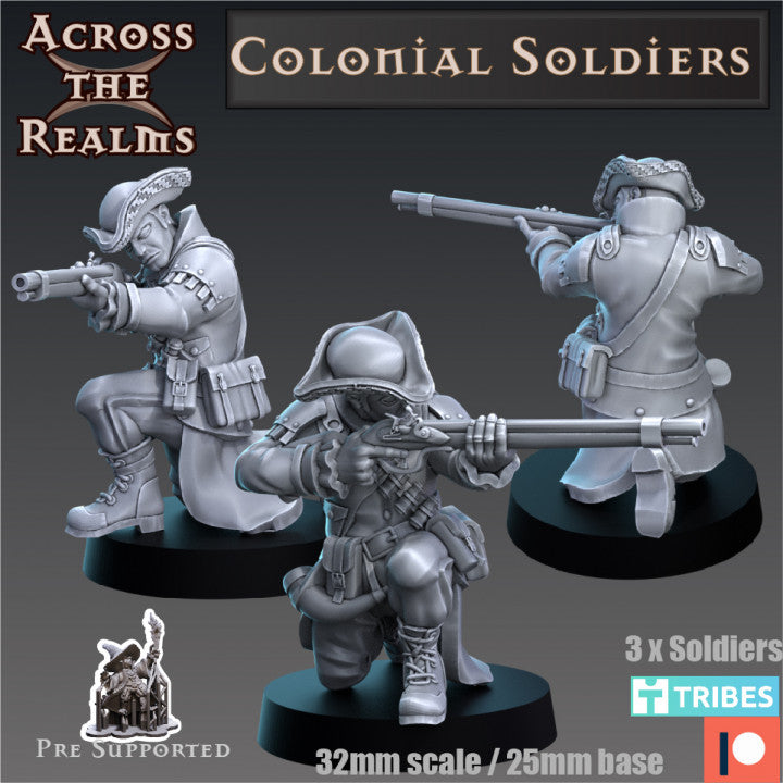 Colonial Soldiers by Across the Realms