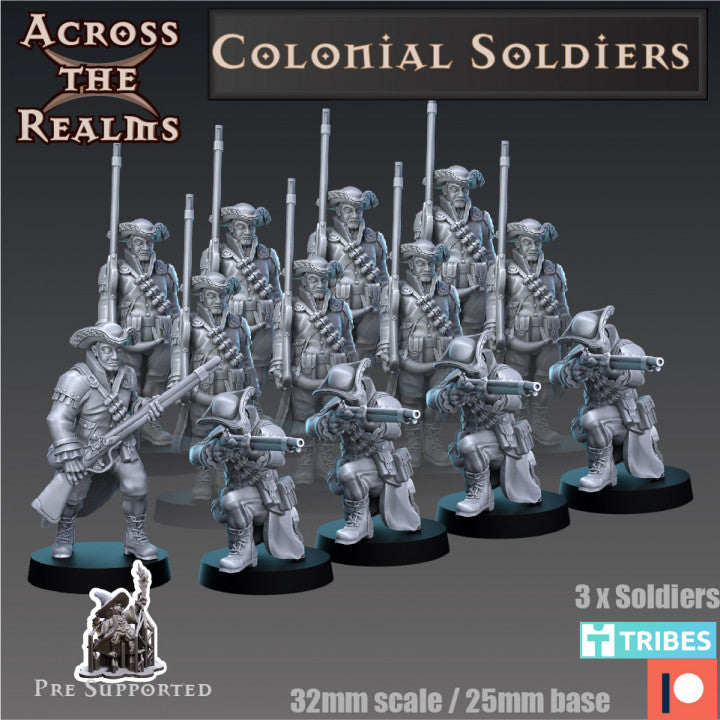 Colonial Soldiers by Across the Realms