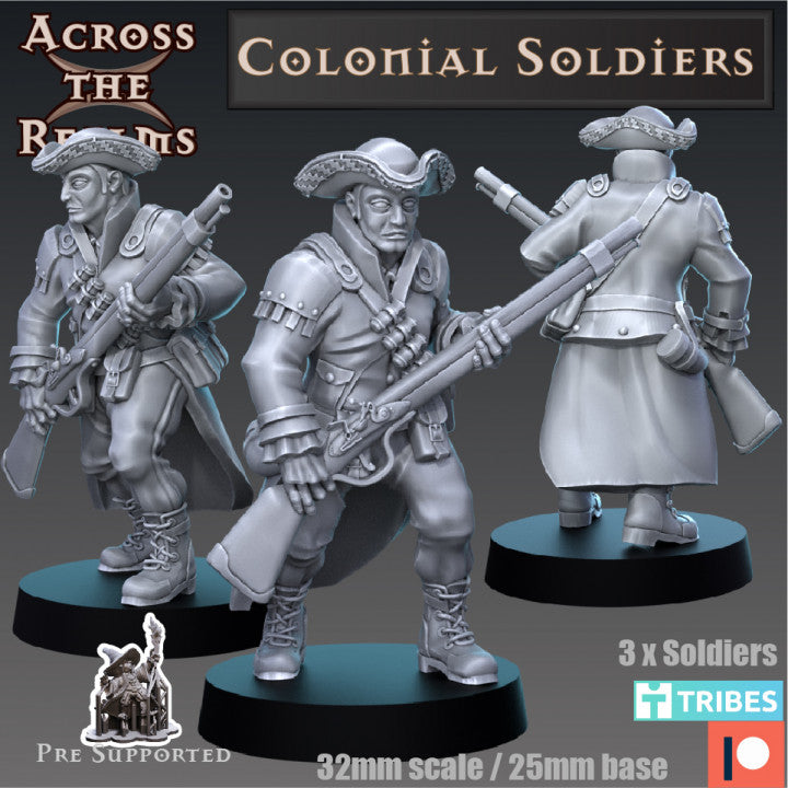 Colonial Soldiers by Across the Realms