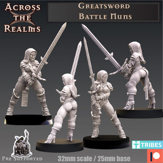 Greatsword Battle Nuns by Across the Realms