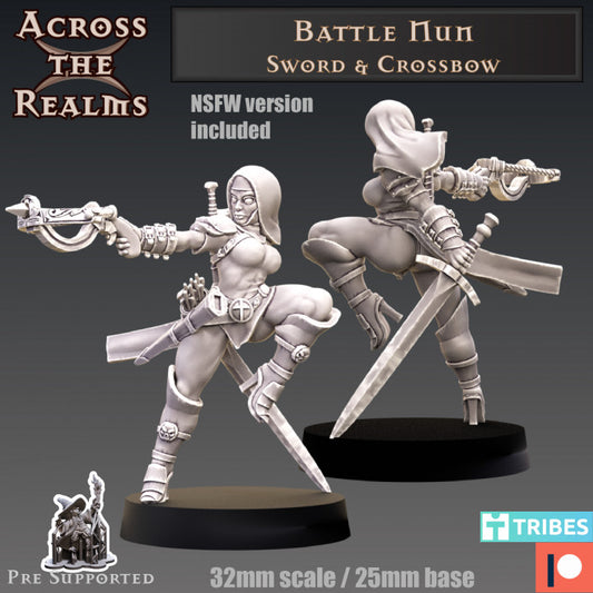 Battle Nun Sword & Crossbow by Across the Realms