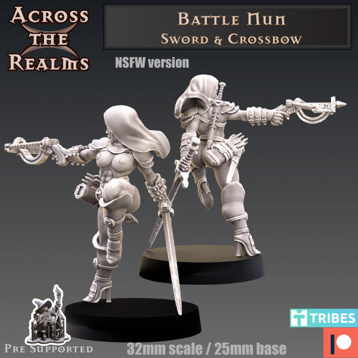 Battle Nun Sword & Crossbow by Across the Realms