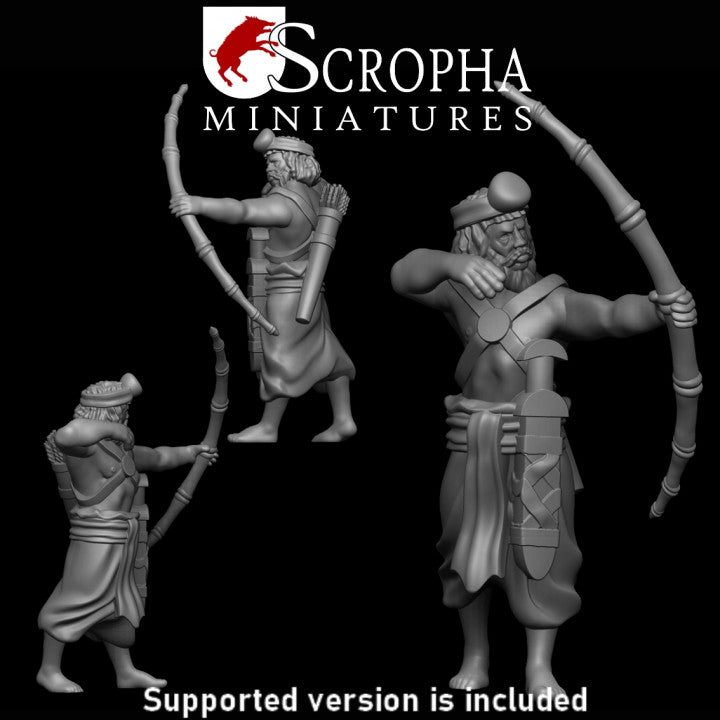 Classical indian bowmens by Scropha Miniatures