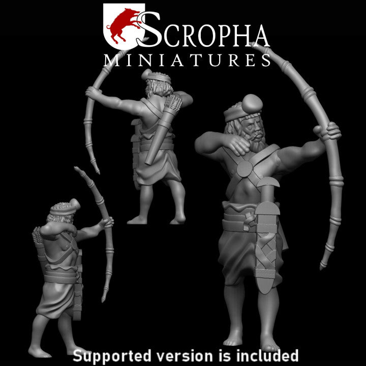 Classical indian bowmens by Scropha Miniatures