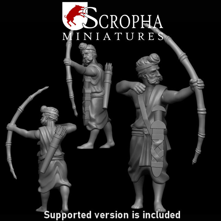 Classical indian bowmens by Scropha Miniatures