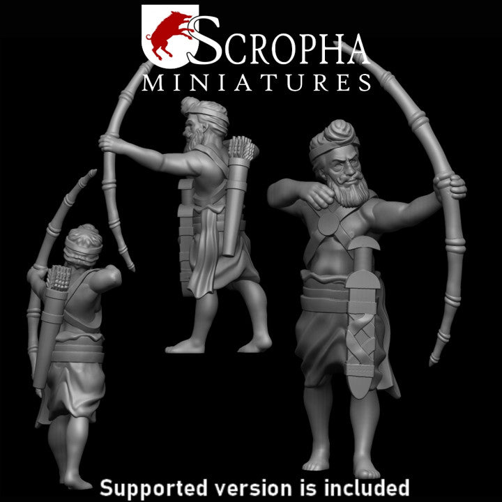 Classical indian bowmens by Scropha Miniatures