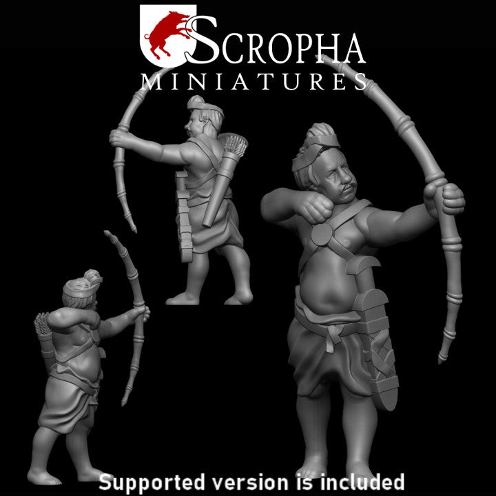 Classical indian bowmens by Scropha Miniatures