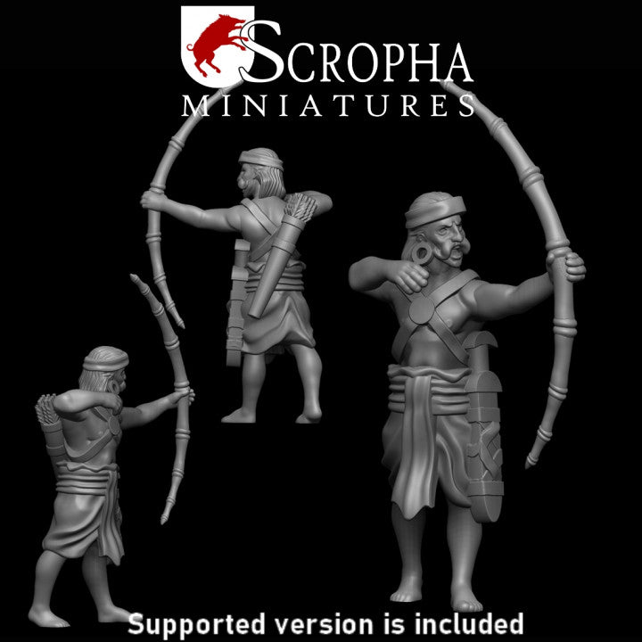 Classical indian bowmens by Scropha Miniatures