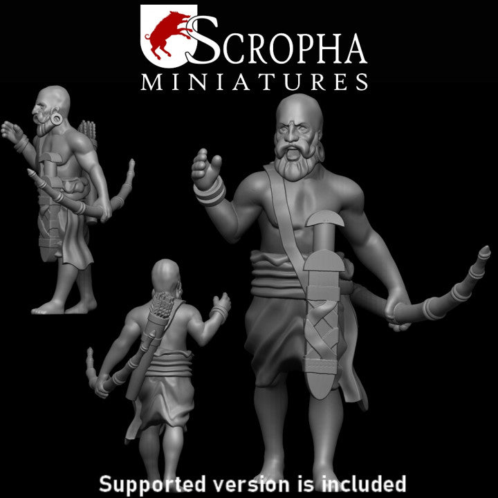 Classical indian bowmens by Scropha Miniatures