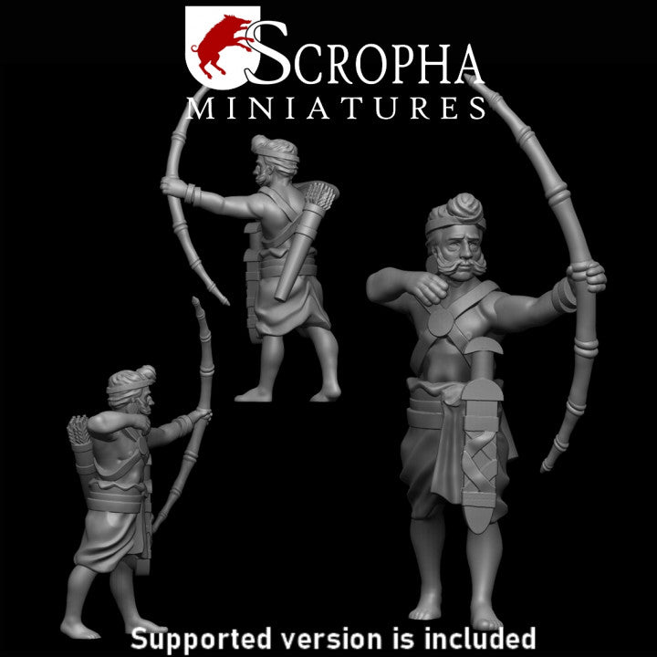 Classical indian bowmens by Scropha Miniatures