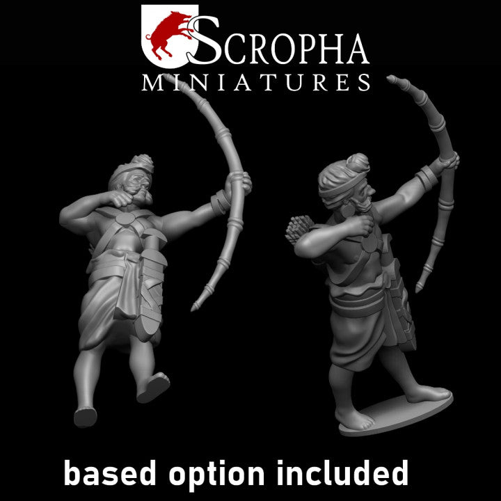 Classical indian bowmens by Scropha Miniatures