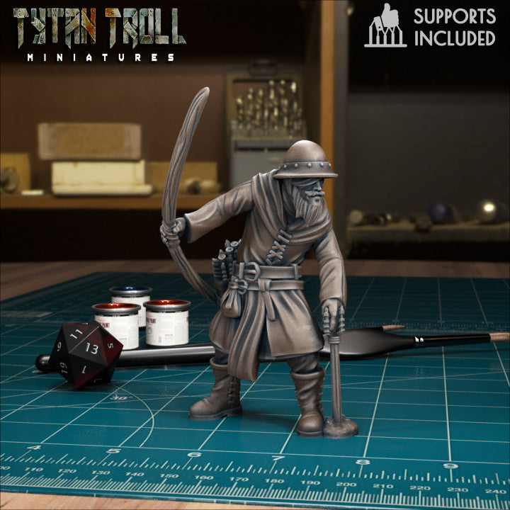 Archer Soldier 03 by Tytan Troll Miniatures