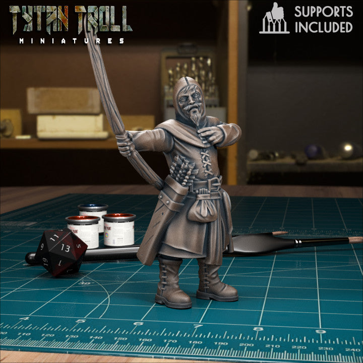 Archer Soldier 04 by Tytan Troll Miniatures