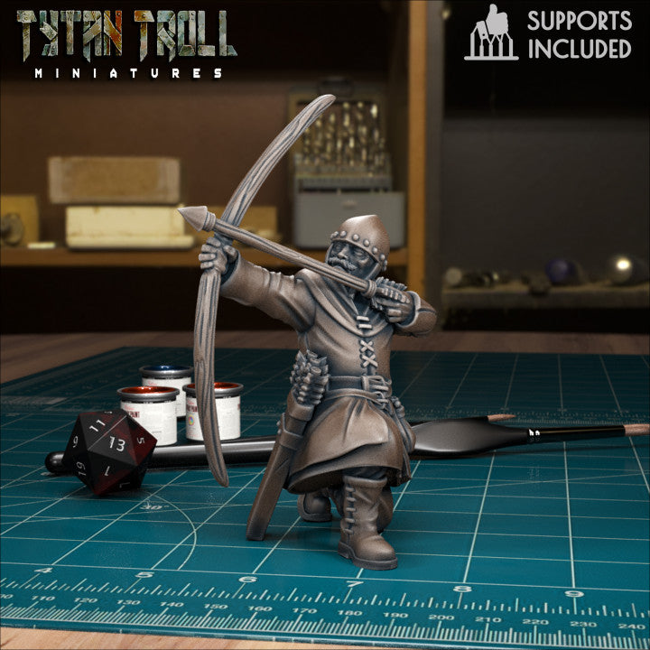 Archer Soldier 05 by Tytan Troll Miniatures