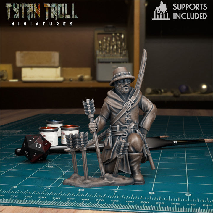 Archer Soldier 07 by Tytan Troll Miniatures