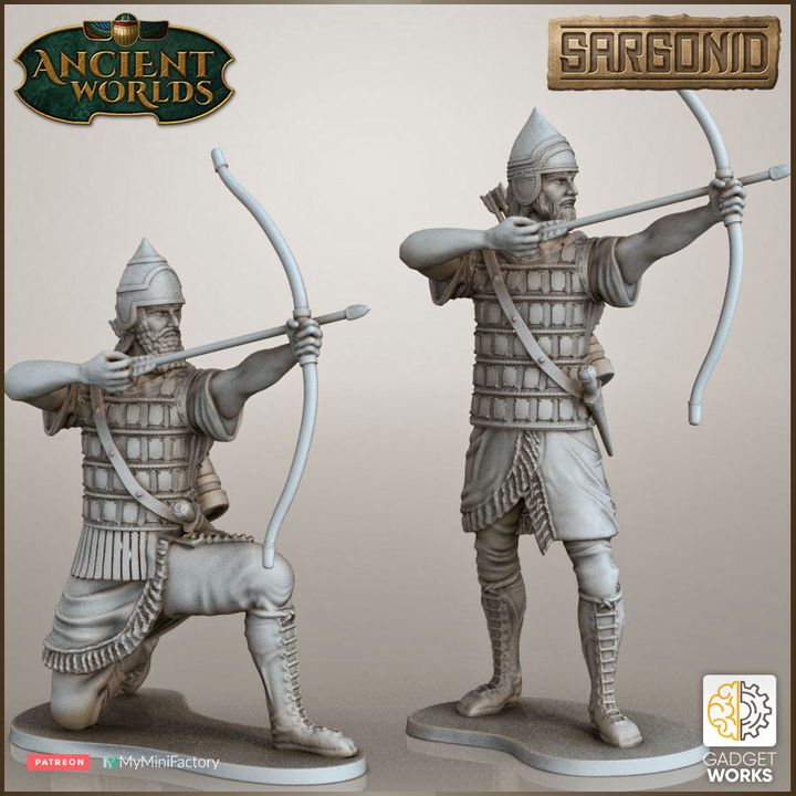 Neo Assyrian archers - Sargonid by Gadgetworks Miniatures