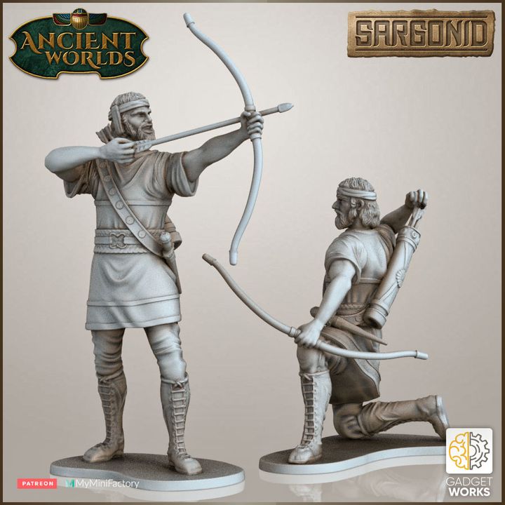 Neo Assyrian archers - Sargonid by Gadgetworks Miniatures