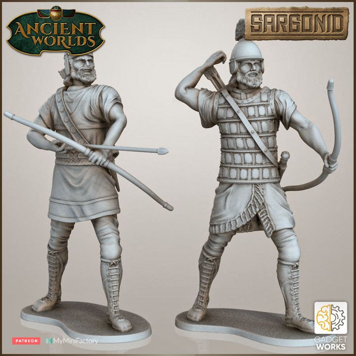 Neo Assyrian archers - Sargonid by Gadgetworks Miniatures