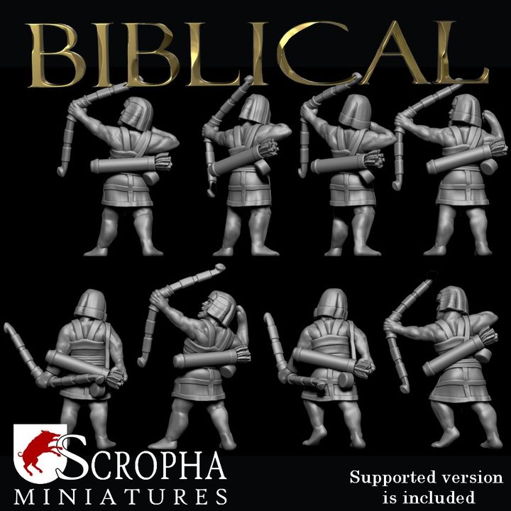 Egyptian heavy archers.