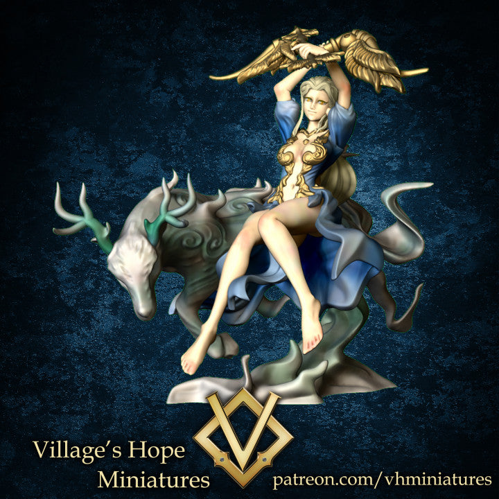 Artemis, Goddess Of The Hunt by Village's Hope Miniatures