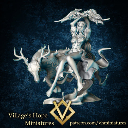 Artemis, Goddess Of The Hunt by Village's Hope Miniatures